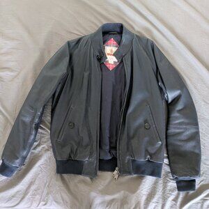 Baracuta Leather Harrington G9 Jacket Size 40